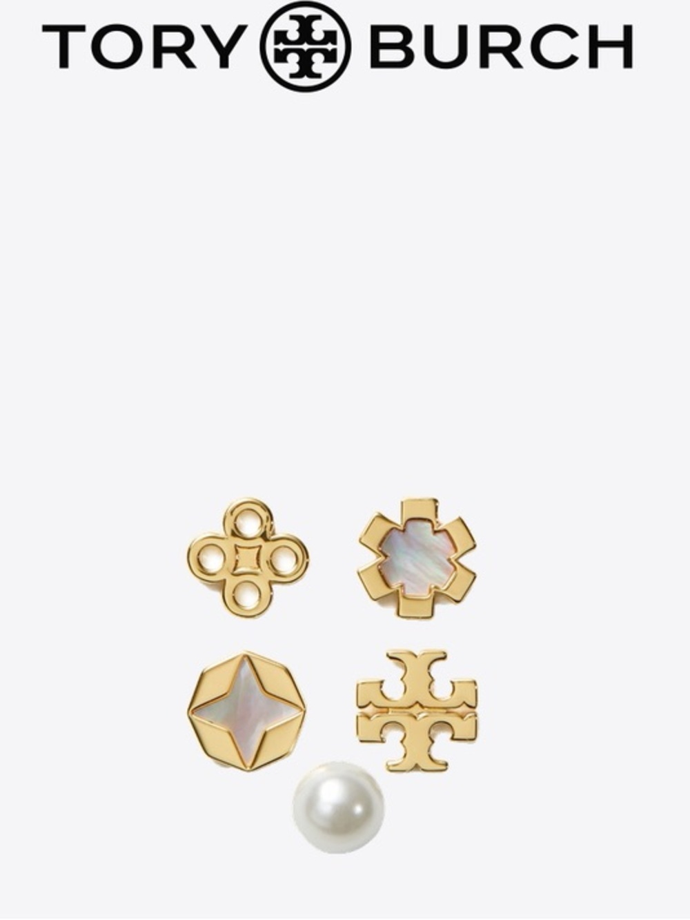 Tory Burch
Kira Clover Stud Earring Set | New - Picture 4 of 9